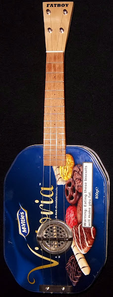 Fatboy special biscuit tin ukulele corner