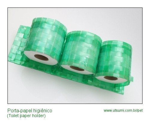 porta papel higienico de garrafas PET