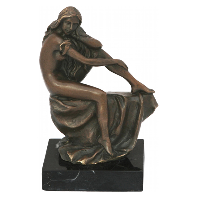 bronze statue junge nackte frau in riehen kaufen bei ricardo.ch