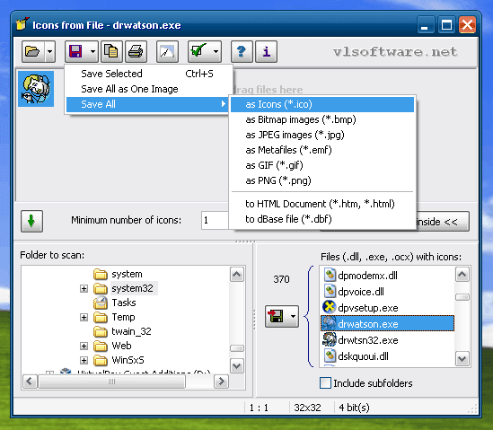 Cómo extraer el icono de un archivo fácilmente con Icons From File