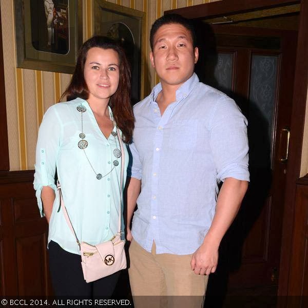 Monica and James during a Saturday night party, held at 10 Downing Street in the city.