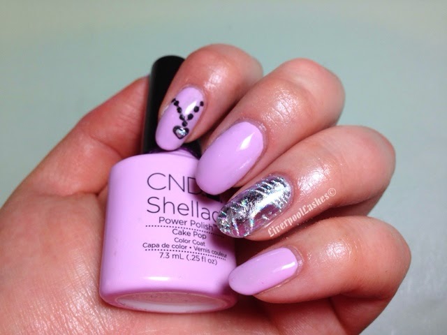 shellac cake pop nail foils silver liverpoollashes
