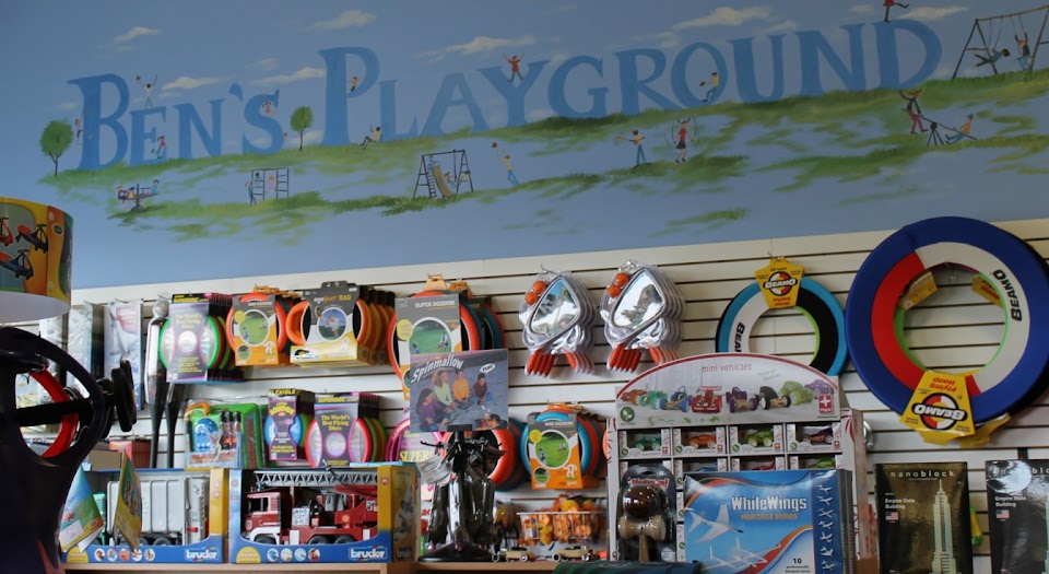 Brilliant Sky Toys & Books has Themed Murals for Each Section of the Store