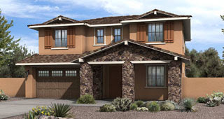 Candlewood floor plan by Maracay Homes in The Bridges Gilbert 85298