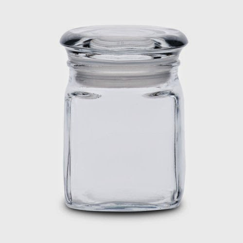  Anchor Hocking 95943 4 oz. Square Fountain Spice Jar with Lid - 6 / Case