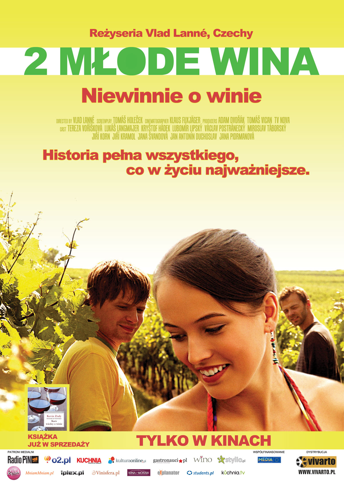 Polski plakat filmu '2 Młode Wina'