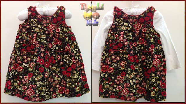 Đầm bé gái áo thun cotton tay dài kết hợp váy nhung, hoa nhí, hàng xuất Anh, made in vietnam, hoa nhi.