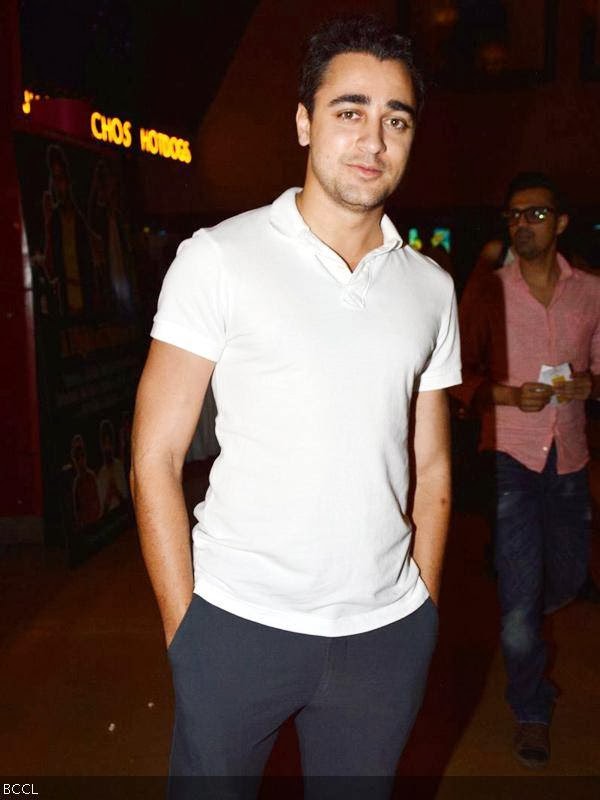 Young actor Imran Khan seen at the screening of Hollywood movie Gravity, held in Mumbai, on October 10, 2013. (Pic: Viral Bhayani) 