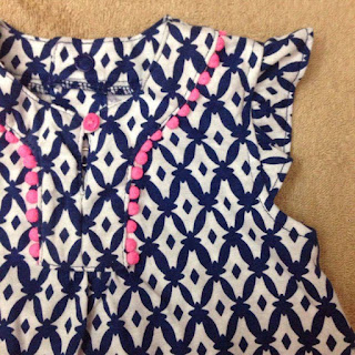 Bodysuit Carter kiểu váy cho bé gái, hàng xuất xịn, made in cambodia, màu xanh.