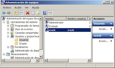 Alta de usuario en sistema operativo Windows Server 2008