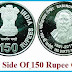Indian 150 Rupees Coin Released by RBI
