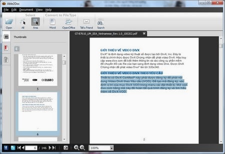 Phần mềm chuyên nghiệp giúp xem và trích xuất nội dung từ file PDF
