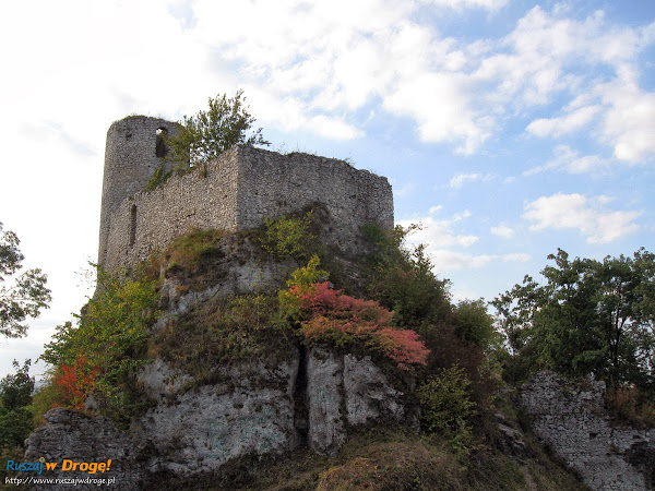 Zamek Smoleń Pilcza Ruiny na Szlaku Orlich Gniazd