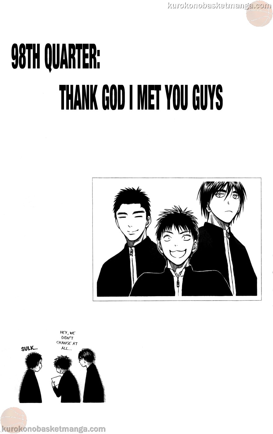 Kuroko no Basket Manga Chapter 98 - Image 01