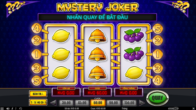 Mystery Joker là game được phát hành bởi Play’n Go