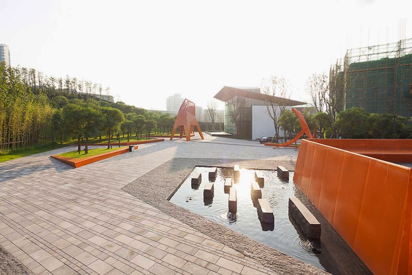 Fengming Mountain Park by Martha Schwartz Partners