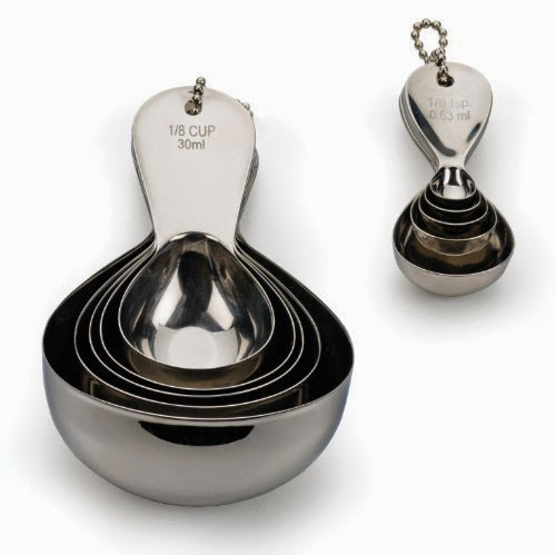 Endurance Premium Wide Handle Set of Measuring Spoons and Measuring Cups