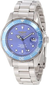  Invicta Women's 12813 Pro Diver Blue Dial Watch with Extra Rubber Strap