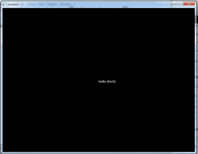 love2d hello world