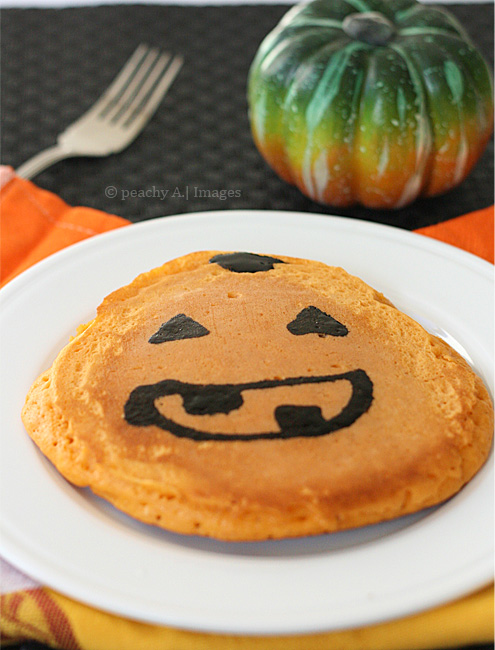 Pumpkin Pie Spiced Halloween Pancake