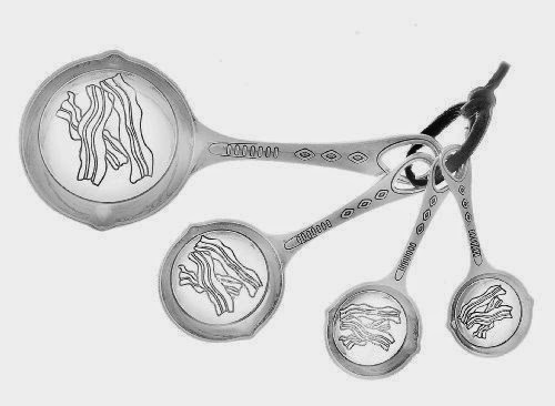 Ganz Studio 101 4-Piece Measuring Spoon, Bacon