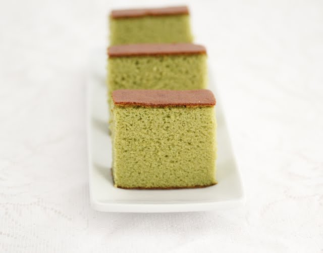 Matcha Green Tea Castella Cake