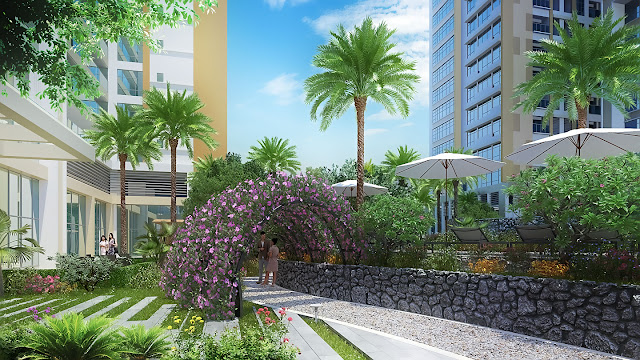 Vòm hoa tại chung cư Louis City Vòm hoa tại chung cư Louis City