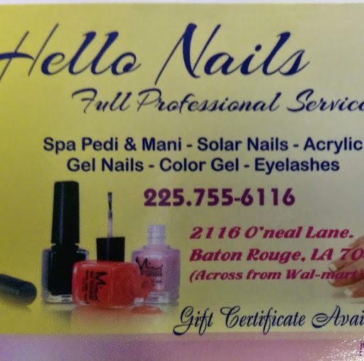 Hello Nails logo