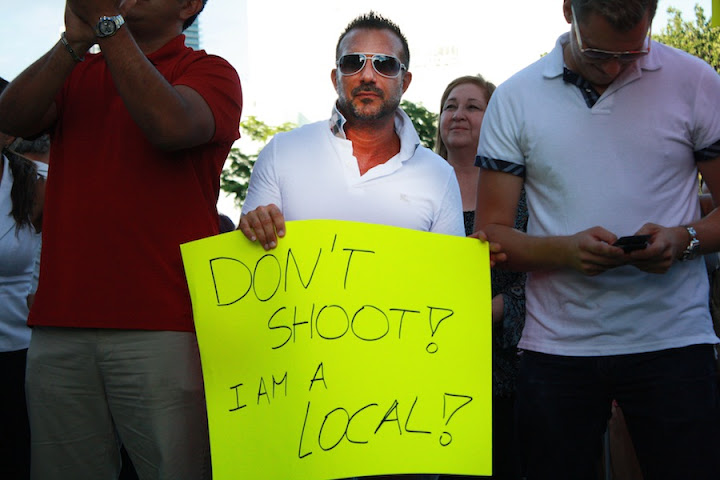 Don't Shoot! Photo from Miami Beach anti-Urban Beach Week rally