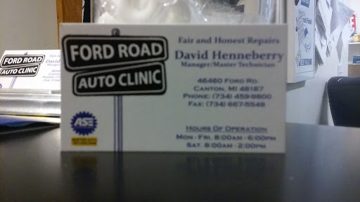 Auto Repair Shop «Ford RD Auto Clinic LLC», reviews and photos, 46460 Ford Rd, Canton, MI 48187, USA