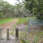 Start of the Old Gibber fire trail
