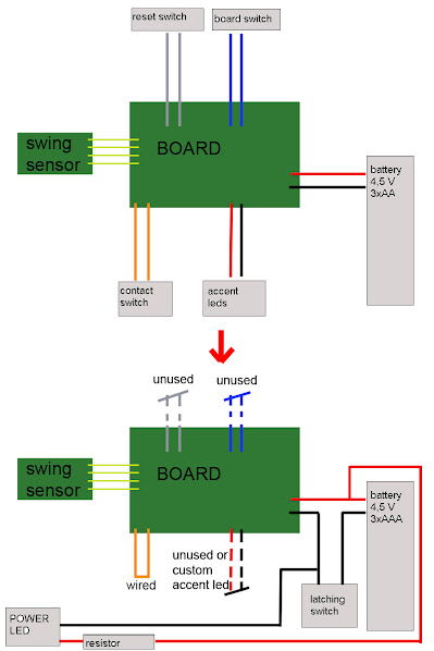 interactive yoda \u0026 lightsaber\u0027s board wiring diagram Sabre Wiring Diagram Meyer Night and here is the diagram