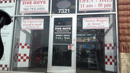 Fast Food Restaurant «Five Guys», reviews and photos, 7321 Atlas Walk Way, Gainesville, VA 20155, USA