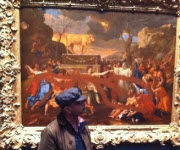 Man held after Poussin paintings are vandalised at National Gallery