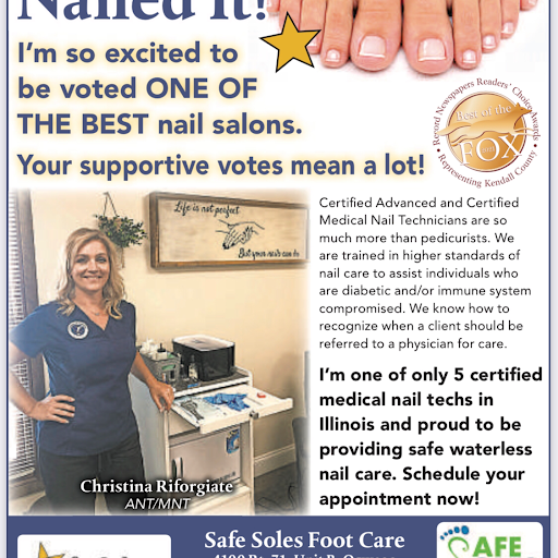 Safe Soles Foot Care (Certified Medical Nail Technician) logo