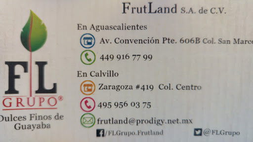 FrutLand S.A. de C.V, Av Zaragoza 419, Zona Centro, 20800 Calvillo, Ags., México, Tienda de alimentos naturales | AGS