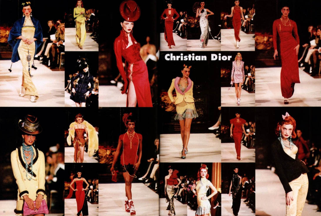 Foxy Lady Diary: John Galliano : Christian Dior Haute Couture Spring/Summer  1997