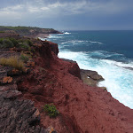 View north of red cliffs (105235)