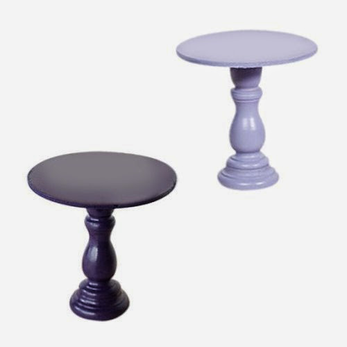 Dress My Cupcake Mini Wooden Cupcake Stand, Purple Duo Collection