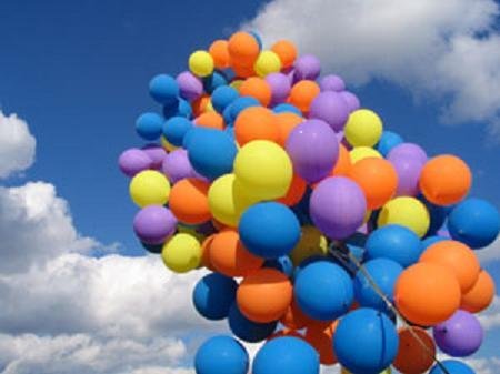 multi colored balloon