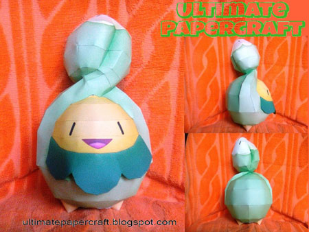Pokemon Budew Papercraft