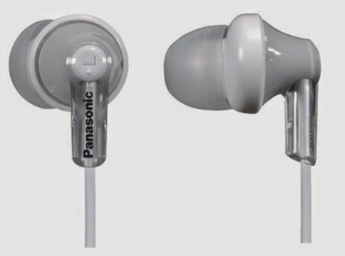  Panasonic RP-HJC120-W Earbuds w/iPhone controller -White