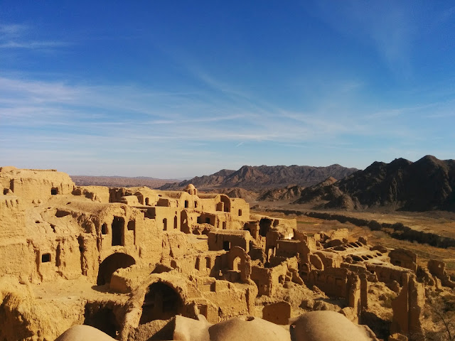 Abandoned desert city of Kharanaq