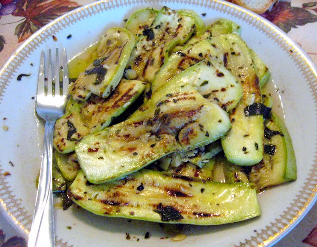 Grilled Zucchini or Squash (Zucchine or Cucuzza alla griglia)