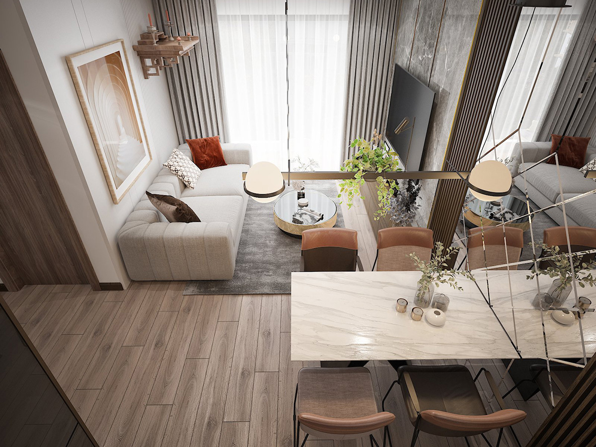 Thiết kế nội thất căn hộ Vinhomes Ocean Park Gia Lâm | APOLLO LUMA