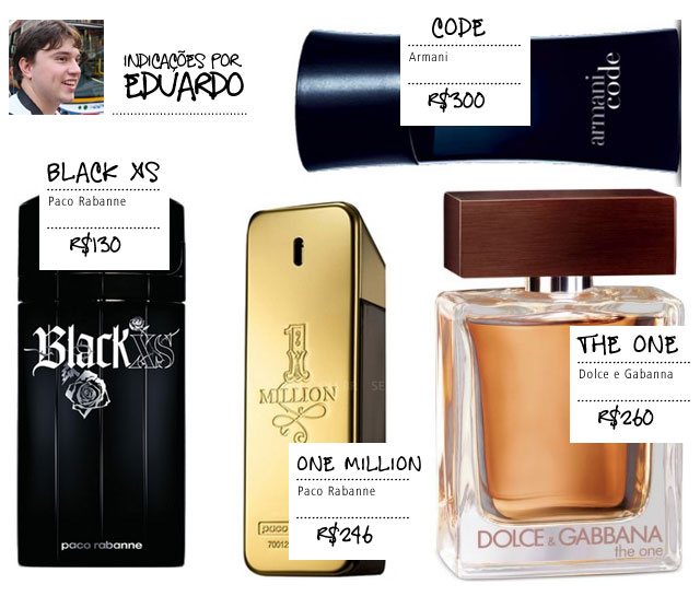 Perfumes masculinos: os preferidos dos meninos