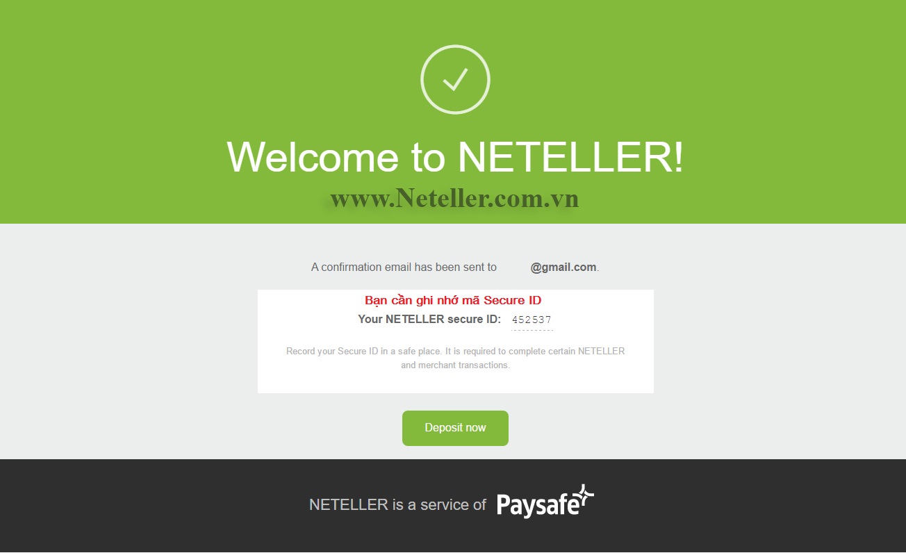 Mã Chuyển tiền Neteller Mã Chuyển tiền Neteller