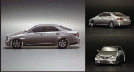 Toyota Mark X Papercraft