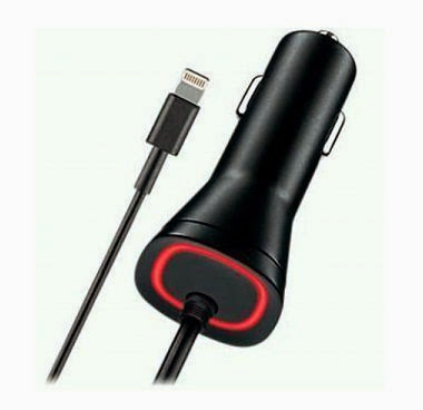 Apple Certified Lightning Car Charger for iPhone 5 5S 5C - Rapid Charge