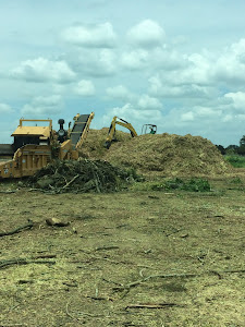 tub grinder mulching brush recycling